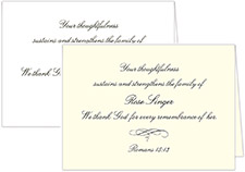 Spiritual Sympathy Acknowledgement Note by Three Bees