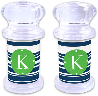 Dabney Lee Personalized Salt and Pepper Shakers - Block Island