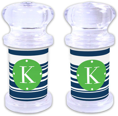 Dabney Lee Personalized Salt and Pepper Shakers - Block Island Dabney Lee Personalized Salt and Pepper Shakers - Block Island