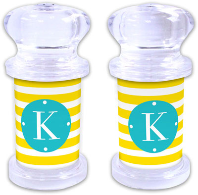 Dabney Lee Personalized Salt and Pepper Shakers - Cabana