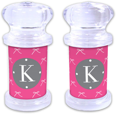 Dabney Lee Personalized Salt and Pepper Shakers - Chloe Dabney Lee Personalized Salt and Pepper Shakers - Chloe