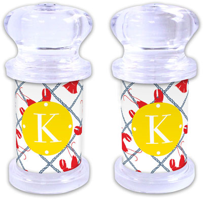 Dabney Lee Personalized Salt and Pepper Shakers - Rock Lobster