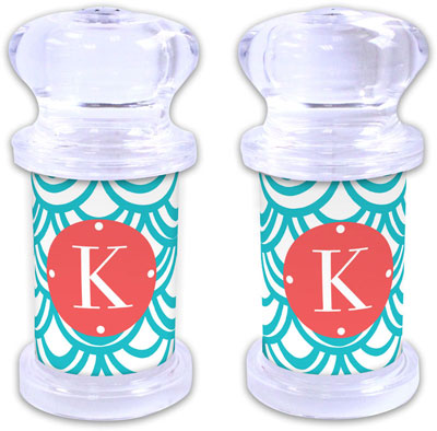 Dabney Lee Personalized Salt and Pepper Shakers - Seashells Dabney Lee Personalized Salt and Pepper Shakers - Seashells