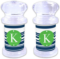 Dabney Lee Personalized Salt and Pepper Shakers - Block Island
