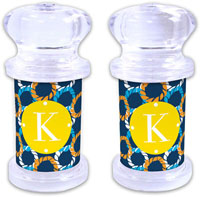 Dabney Lee Personalized Salt and Pepper Shakers - Nautical Knots