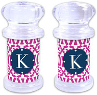 Dabney Lee Personalized Salt and Pepper Shakers - Poppy