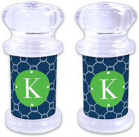 Dabney Lee Personalized Salt and Pepper Shakers - Rope