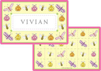 Kelly Hughes Designs - Laminated Placemats (Garden Party) Kelly Hughes Designs - Laminated Placemats (Garden Party)