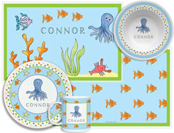 3 or 4 Piece Tabletop Sets by Kelly Hughes Designs (Under The Sea)