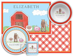 3 or 4 Piece Tabletop Sets by Kelly Hughes Designs (Down On The Farm)