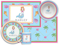 3 or 4 Piece Tabletop Sets by Kelly Hughes Designs (Mermaid)