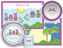 3 or 4 Piece Tabletop Sets by Kelly Hughes Designs (What A Hoot)