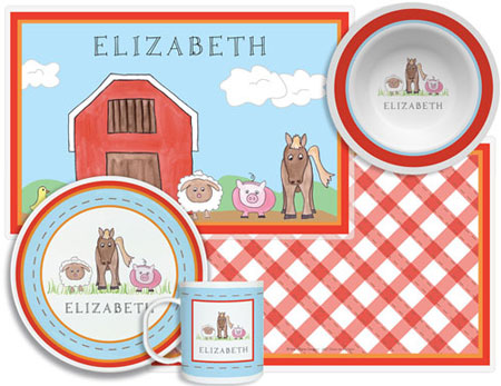 3 or 4 Piece Tabletop Sets by Kelly Hughes Designs (Down On The Farm)