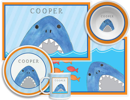 3 or 4 Piece Tabletop Sets by Kelly Hughes Designs (Sharks And Minnows)