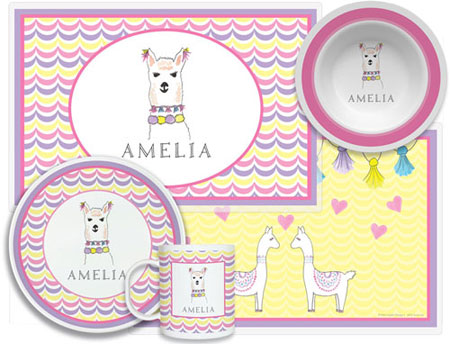 Tabletop Sets by Kelly Hughes Designs (Llama Love) Tabletop Sets by Kelly Hughes Designs (Llama Love)