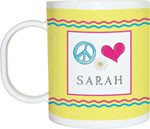 Mugs by Kelly Hughes Designs (Peace Love Eat)