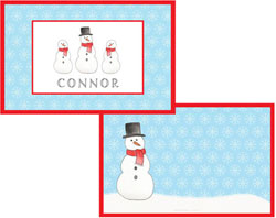 Placemats by Kelly Hughes Designs (Frosty Man)