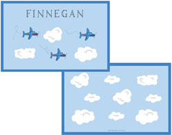 Placemats by Kelly Hughes Designs (Airplanes)