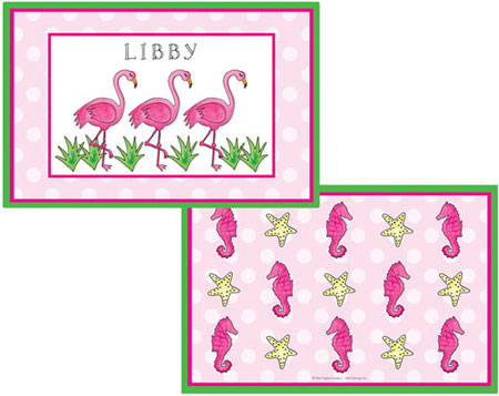 Placemats by Kelly Hughes Designs (Flamingo Fun) Placemats by Kelly Hughes Designs (Flamingo Fun)
