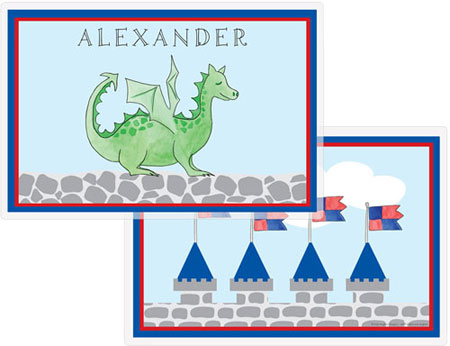 Placemats by Kelly Hughes Designs (Knights And Dragons) Placemats by Kelly Hughes Designs (Knights And Dragons)