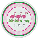 Plates by Kelly Hughes Designs (Flamingo Fun)