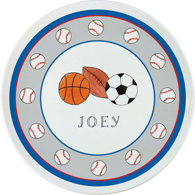 Plates by Kelly Hughes Designs (Sports Fan) Plates by Kelly Hughes Designs (Sports Fan)