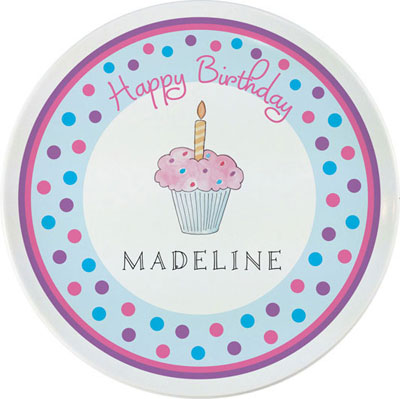 Plates by Kelly Hughes Designs (Birthday Cupcake)