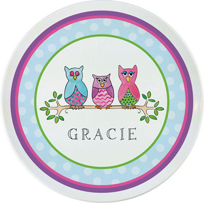 Plates by Kelly Hughes Designs (What A Hoot) Plates by Kelly Hughes Designs (What A Hoot)