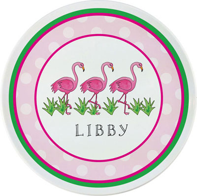 Plates by Kelly Hughes Designs (Flamingo Fun) Plates by Kelly Hughes Designs (Flamingo Fun)