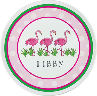 Plates by Kelly Hughes Designs (Flamingo Fun)