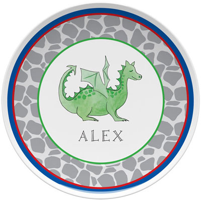 Plates by Kelly Hughes Designs (Knights And Dragons) Plates by Kelly Hughes Designs (Knights And Dragons)
