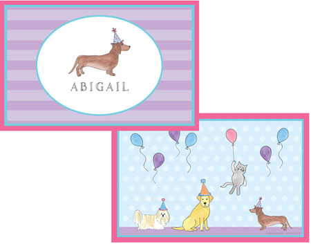 Placemats by Kelly Hughes Designs (Party Animals)