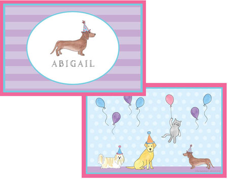 Placemats by Kelly Hughes Designs (Party Animals) Placemats by Kelly Hughes Designs (Party Animals)