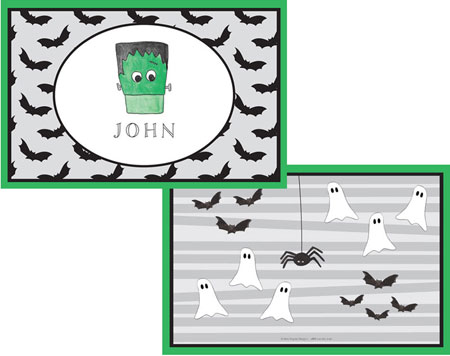 Placemats by Kelly Hughes Designs (Monster Mash)