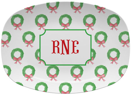 Platters by Kelly Hughes Designs (Christmas Wreaths) Platters by Kelly Hughes Designs (Christmas Wreaths)
