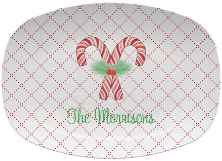 Platters by Kelly Hughes Designs (Candy Canes) Platters by Kelly Hughes Designs (Candy Canes)