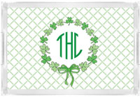 Small Lucite Trays by Kelly Hughes Designs (Shamrock Crest)