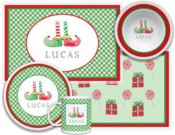 3 or 4 Piece Tabletop Sets by Kelly Hughes Designs (Christmas Elf)