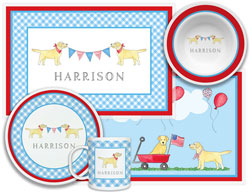 3 or 4 Piece Tabletop Sets by Kelly Hughes Designs (Summer Parade)