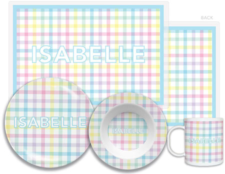 Tabletop Sets by Kelly Hughes Designs (Pink Gingham)