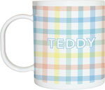 Mugs by Kelly Hughes Designs (Blue Gingham)