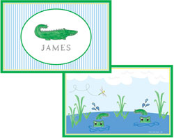 Placemats by Kelly Hughes Designs (Green Gator)