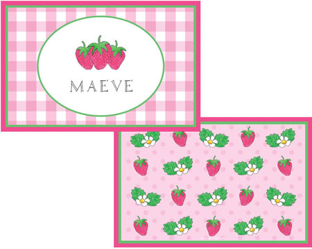 Placemats by Kelly Hughes Designs (Strawberry Patch)