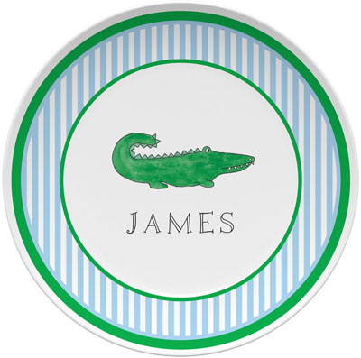 Plates by Kelly Hughes Designs (Green Gator) Plates by Kelly Hughes Designs (Green Gator)