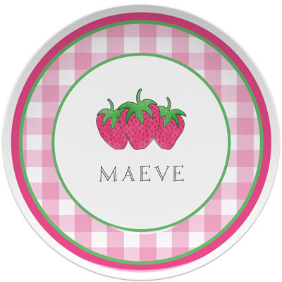 Plates by Kelly Hughes Designs (Strawberry Patch) Plates by Kelly Hughes Designs (Strawberry Patch)