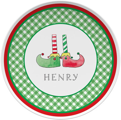 Plates by Kelly Hughes Designs (Christmas Elf)