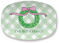 Platters by Kelly Hughes Designs (Pink Wreath)