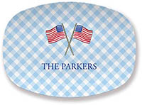 Platters by Kelly Hughes Designs (Flags Waving)
