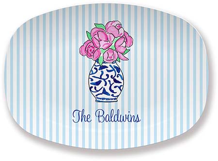 Platters by Kelly Hughes Designs (Pink Peonies) Platters by Kelly Hughes Designs (Pink Peonies)