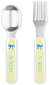 Fork and Spoon Utensil Sets by Kelly Hughes Designs (Blooms And Bows)